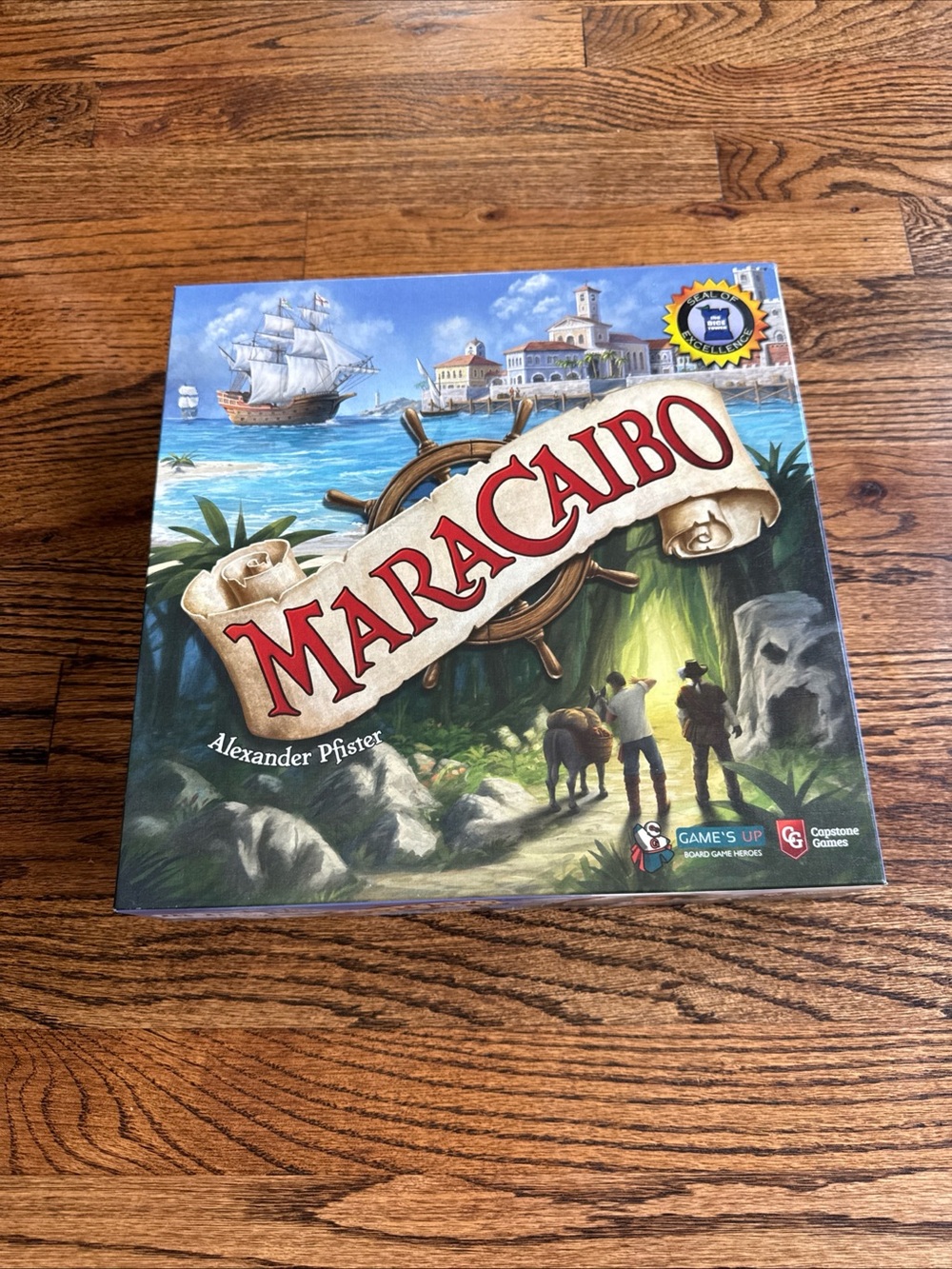 Maracaibo Board Game by Capstone Games - Blue/Green Box